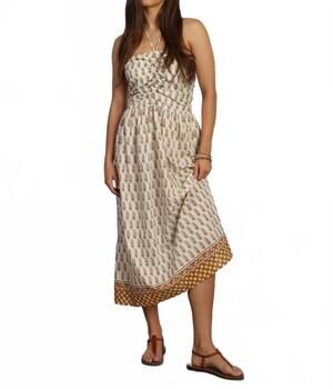 NEW DYLAN avalon maxi dress in beige
